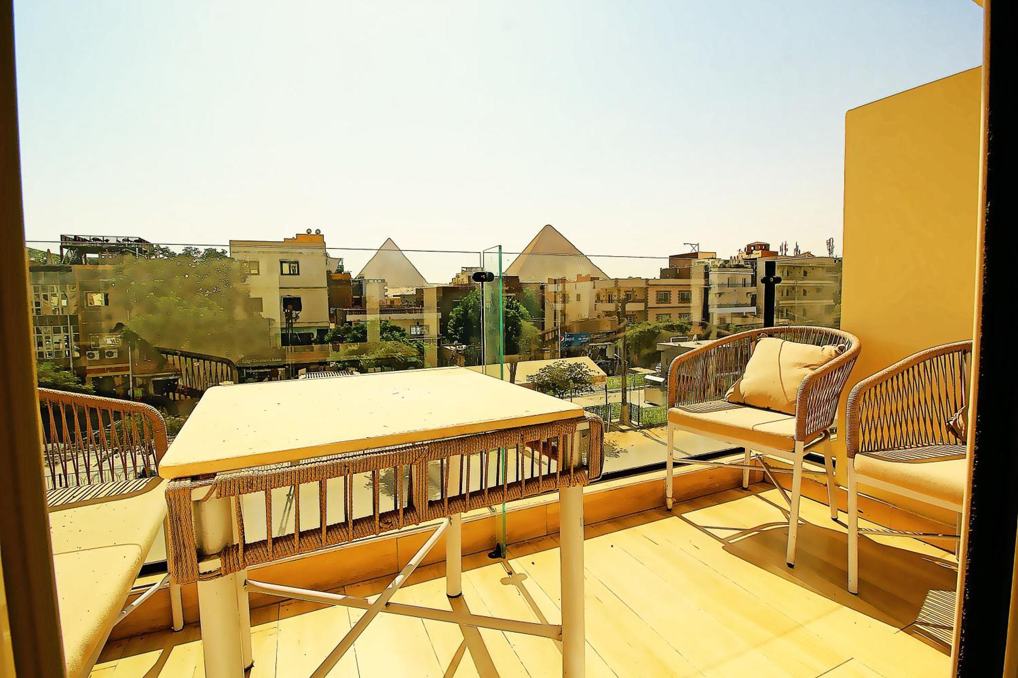 The Platinum Pyramid View Inn Kafret el-Gabal Εξωτερικό φωτογραφία