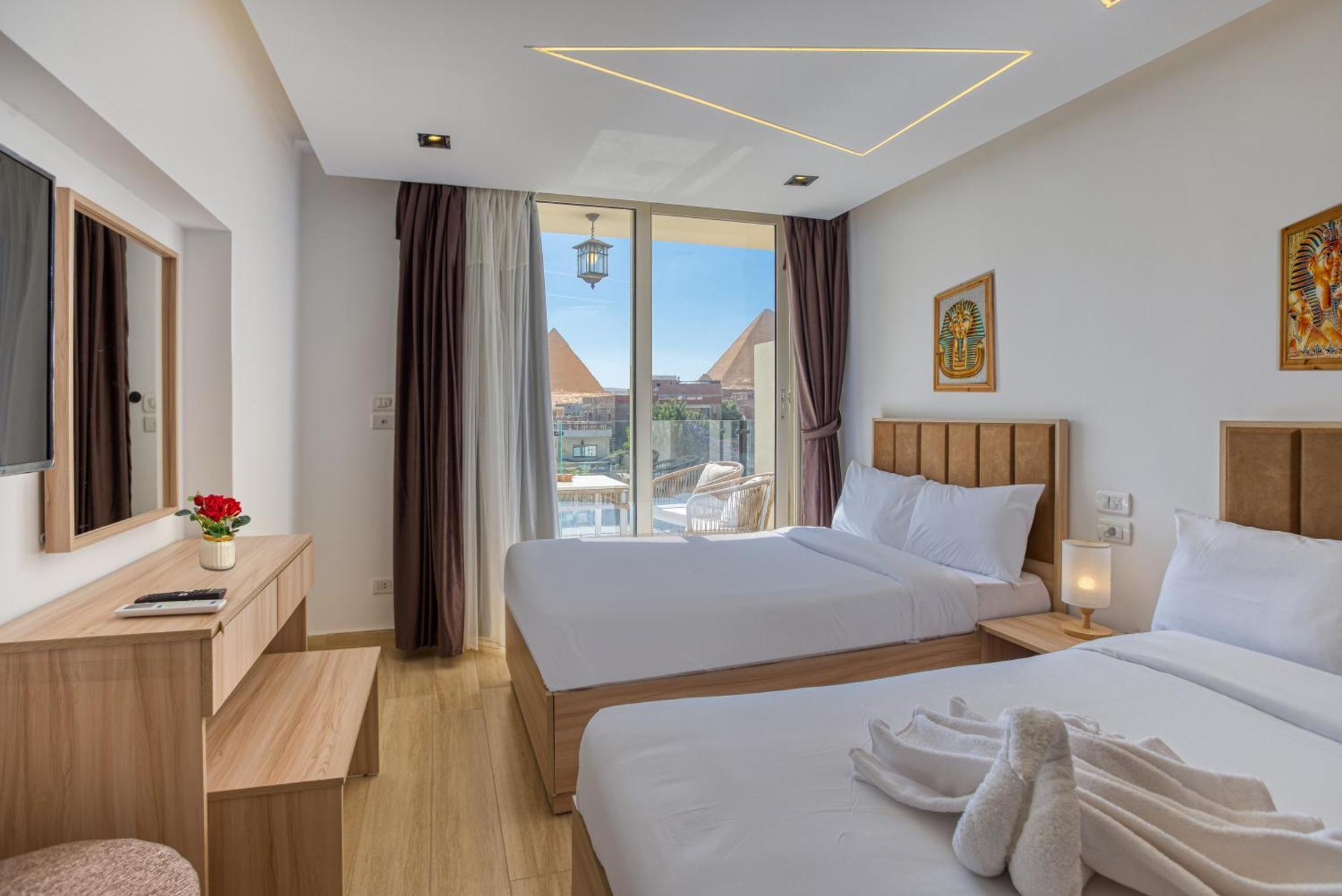 The Platinum Pyramid View Inn Kafret el-Gabal Εξωτερικό φωτογραφία
